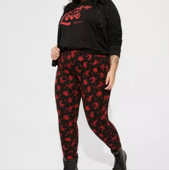 Torrid Cupid Leggings W/pockets Plus Size 3X - Picture 1 of 3
